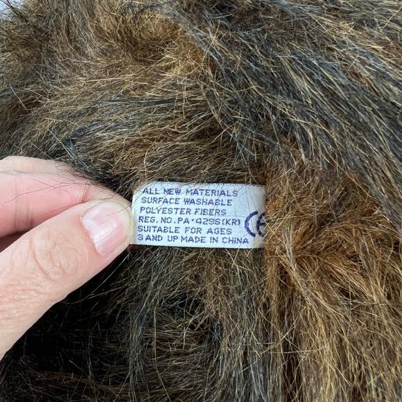 NEW People Pals Plush Ape Orangutan‎ Long Brown Fur Plush Gorilla 14in w Baby - Picture 12 of 13